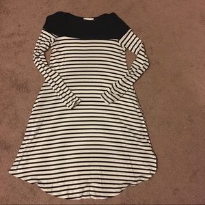 Stripped Tunic Dress